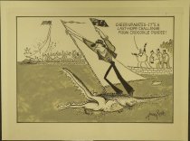 Cheer up, mates - it's a last-hope challenge from Crocodile Dundee!